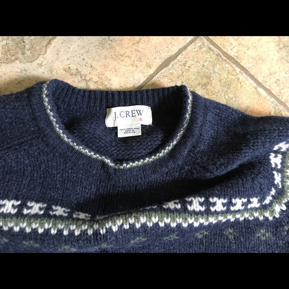 J crew men's lambswool sweater - Picture 2 of 2